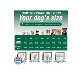 Aokown Dog Shoes for Large Dogs, Waterproof Dog Boots for Winter Snow, Summer