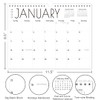 Calendar 2026-2027 - Wall Calendar from Janaury 2026 to June