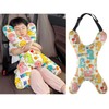 Kids X-Shaped Car Seat Pillow Children Car Travel Pillow Soft