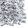 OIIKI 120 Pcs 1/4-20 Aluminum Flange Rivet Nuts, UNC Flat