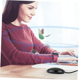 Operitacx Gaming Microphone for Desktop Condenser Noise Reduction Anti-slip Mat Small Portable Perfect for Speech Music