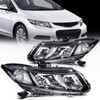 ECCPP Headlights for 2012 2013 2014 2015 for Honda Civic