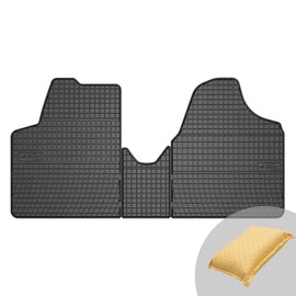 FROGUM El Toro Rubber Mats All Year Round Set of Car Floor Mats for Citroën Jumpy II 2007-2016, for Fiat Scudo II 2006-2016, for Peugeot Expert II 2006-2016, for Toyota Proace I 2013-2016