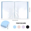 4PCS A4 Folders with Plastic Pockets 160 Pockets A4 Display
