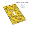 Cuitxrac Yellow Rubber Ducks Single Toggle Wall Plate Cute Cartoon