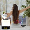 LED Night Light with Alarm Clock Bluetooth Speaker, Touch Sensor