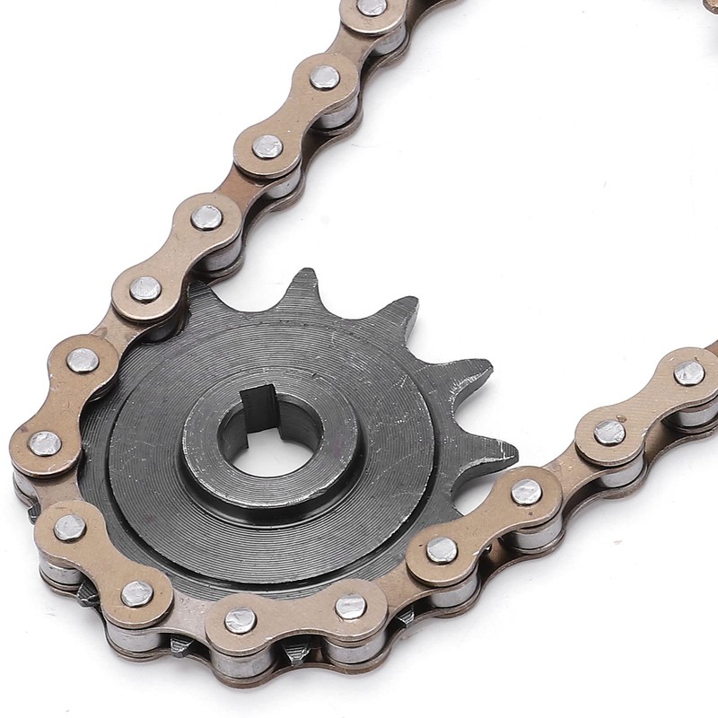 Sprocket Chain Set, 22T Tooth Rear Freewheel + 38 Links