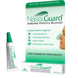 Gel nasal para alivio de alergias y bloqueador de alérgenos, sin medicamentos, para personas alérgicas al polen, para viajes en avión (mentol fresco), más de 150 aplicaciones por tubo (0.1