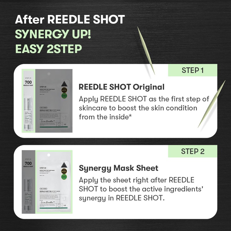 VT Cosmetics [VT Cosmetics]Reedle Shot 700 2-Step Mask (1ea)