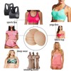 WMugthome 3 Pairs Round Seam Women's Removable Sports Yoga Bra