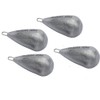 Fonderia Roma, Grigio Piombo Stainless Steel Lead Free Pear Ring