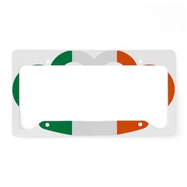 CafePress Brass Knuckles Ireland License Plate Holder Aluminum License Plate Frame, License Tag Holder