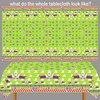 METIXOZE Buzz Cartoon Year Birthday Party Tablecloth Light Inspired Year