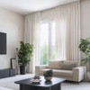 Ceiling Curtain Track, Curtain Track for Curtains, Drapes, and Room