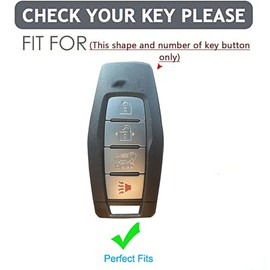 Kepdul for Mitsubishi Key Fob Cover Key Protective Key Shell Holder Fit for Mitsubishi Outlander 2023 2022 2021 Smart Keys (White)