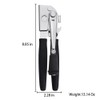 NUFR Commercial Heavy-Duty Manual Can Opener with Easy-Turn Crank, Long