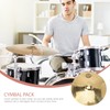 Abaodam 16 Inch Jazz Drum Cymbal Alloy Cymbals Drummer Practice