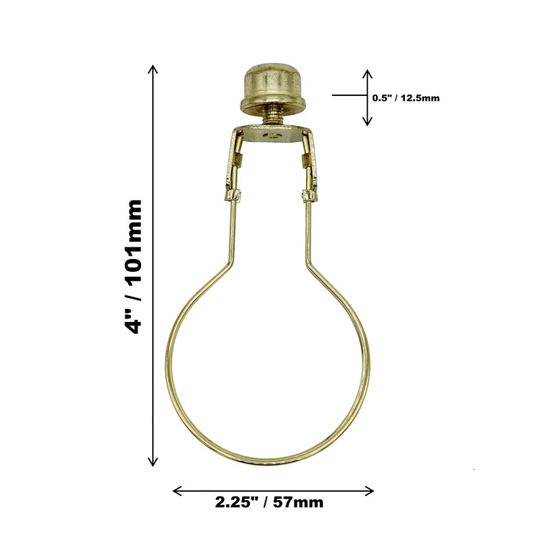 Creative Hobbies® Lamp Shade Light Bulb Clip Adapter Clip on
