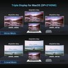 USB C Docking Station Triple Monitor for Full-featured USB C