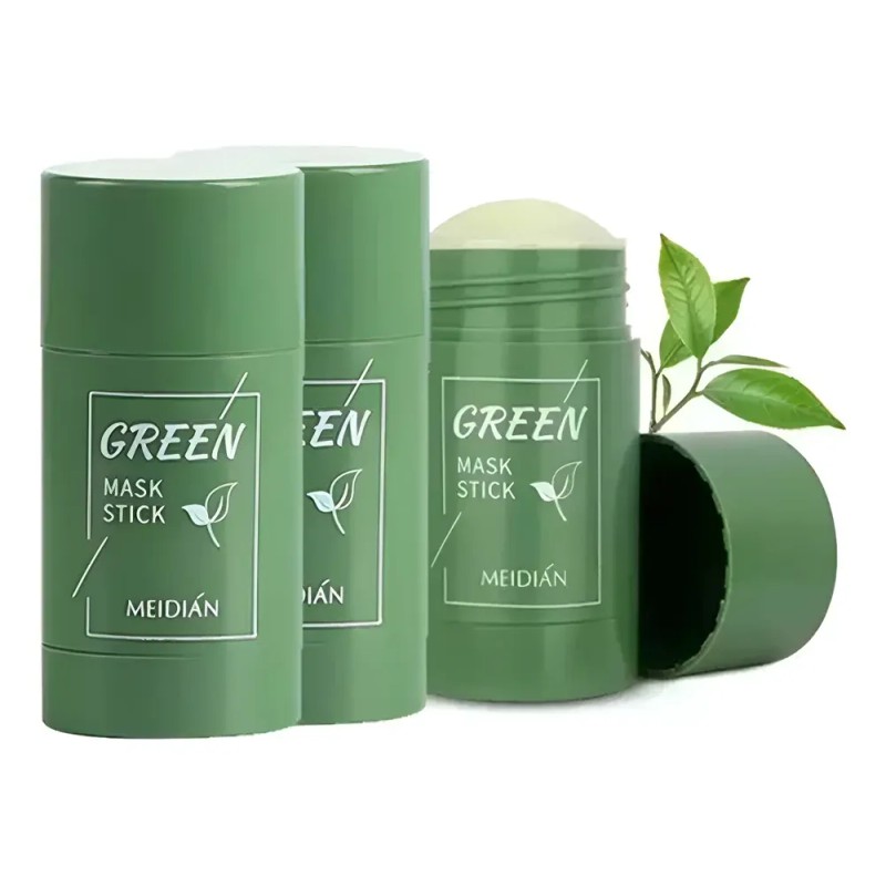Mascarilla Facial Verde Para Limpiar La Piel Y Eliminar Los