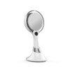 Starlite Handheld Rechargeable Lighted Makeup Mirror with Stand, 1X/5X Magnification,