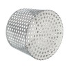 PATIKIL Gutter Guard Filter 4.9"-4.3", PVC Termination Cap Mesh Screen