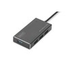 Ansmann DIGITUS USB Hub, USB 3.0 backwards compatible black Black