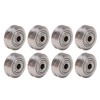 13PCS V Pulley Wheel Stainless Steel Printer Round Wheel Roller