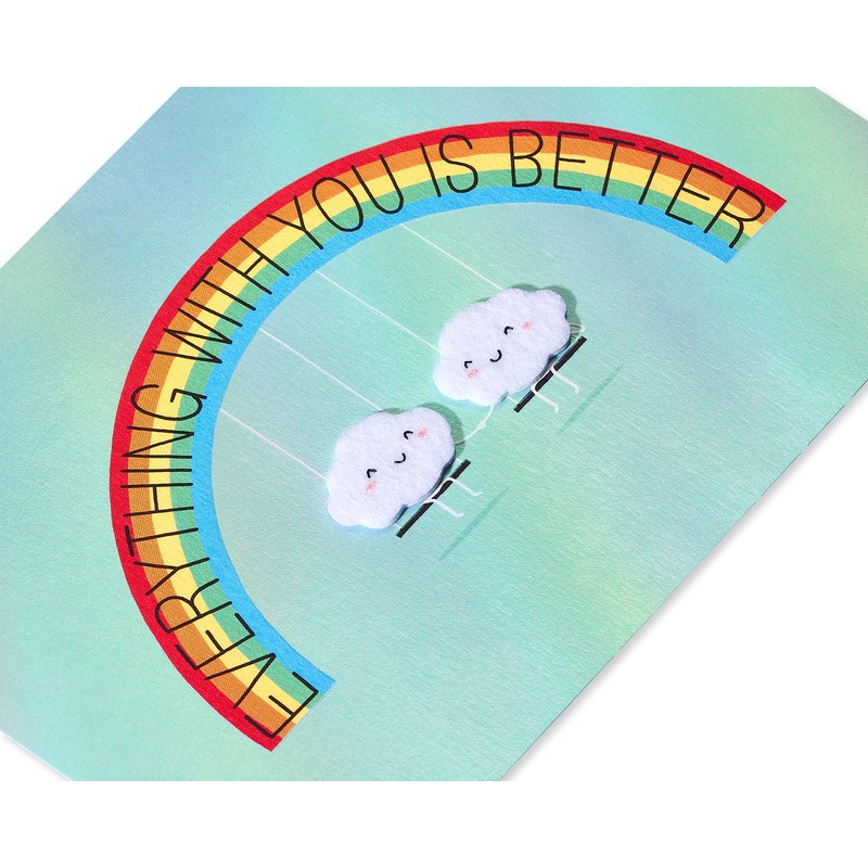 Papyrus Anniversary Card (Rainbows)