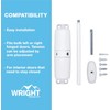 Wright Products VWC50WH Vertical Interior Door Closer, White