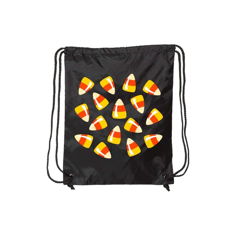 inktastic Just Candy Corn Drawstring Bag Black 2c1fa
