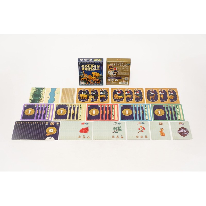 JELLYJELLYGAMES Golden Animals 2-4 Player Card Game Competition