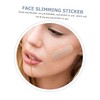 Baluue Jaw Strap 80pcs Invisible Tapes Breathable Tightening Face Stickers