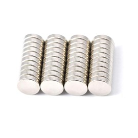 Magnetpro Pack of 40 Disc Magnets 10 x 3 mm 2.3 kg Force, Magnets for Magnetic Board, Whiteboard, Notice Board, Fridge
