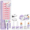 Saviland 4 in 1 Almond Nail Tips 30 Days Last: