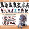 Bemece Stroller Rain Cover, Universal Stroller Accessory, Baby Travel Weather