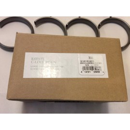 Restoration Estate 7 C-Loop Curtain Rings Antiqued Siver Finish Large for 1 3/4