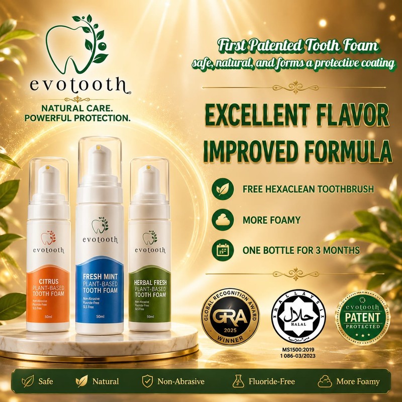 Evotooth Foam Natural Oral Care 100ML