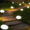 Yesinaly Solar Powered Outdoor Lights - Waterproof Garden Path Lighting,