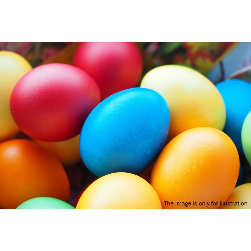 Extra Easter Egg Dye Kit, 4 Colours, 10 Decorative Stickers,