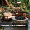 Baitedelai Outdoor Smokeless Fire Pit Ring 40 Inch Outer/36 Inch