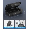 temracha Portable Lock Box, Combination Security Case LockBox with Code,