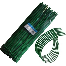 12" Heavy Duty Self Locking Nylon Cable Zip Ties,100 Pcs (Green)