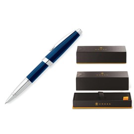 Cross Aventura Refillable Gel Ink Rollerball Pen, Medium Rollerball, Includes Premium Gift Box - Starry Blue