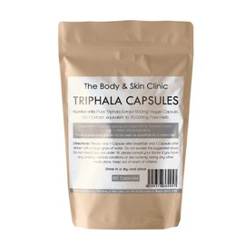 Triphala Capsules,60 Caps, Super Strong 10: 1 Extract - More Effective Then RAW Powder | Vegan,Made in The UK