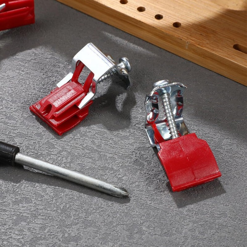 Tiardey Undermount Sink Brackets No-Punch Bolt Adjustment Kitchen Sink Clips