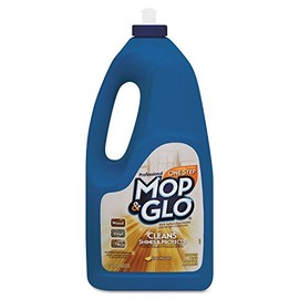 Professional MOP & GLO 74297CT Pro Mop/Glo Floor Cleaner, 64oz, Lemon Scent, 6/CT, Tan