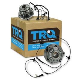 TRQ Front Wheel Hubs & Bearings Pair Set of 2 for 02-07 Jeep Liberty w/ABS