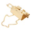 100Pcs Binder Clips Hollow Penguin Shape Sturdy Metal Small Binder