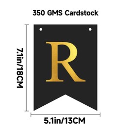 Happy Birthday Garland, Black Colourful Happy Birthday Banner, Garland Birthday, Happy Birthday Decoration, for Adults and Children Birthday Party Decoration